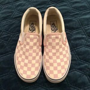 VANS checkerboard slip on